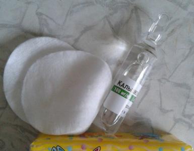 Пилинг с калциев хлорид и бебешки сапун Пилинг с калиев хлорид